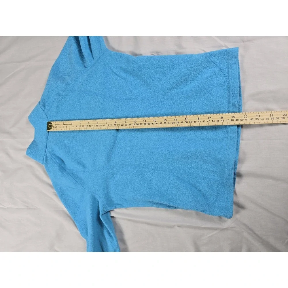 North Face Pullover Girls Medium 10/12 Blue‎ Fleece Half Zip Warm Outdoor Youth